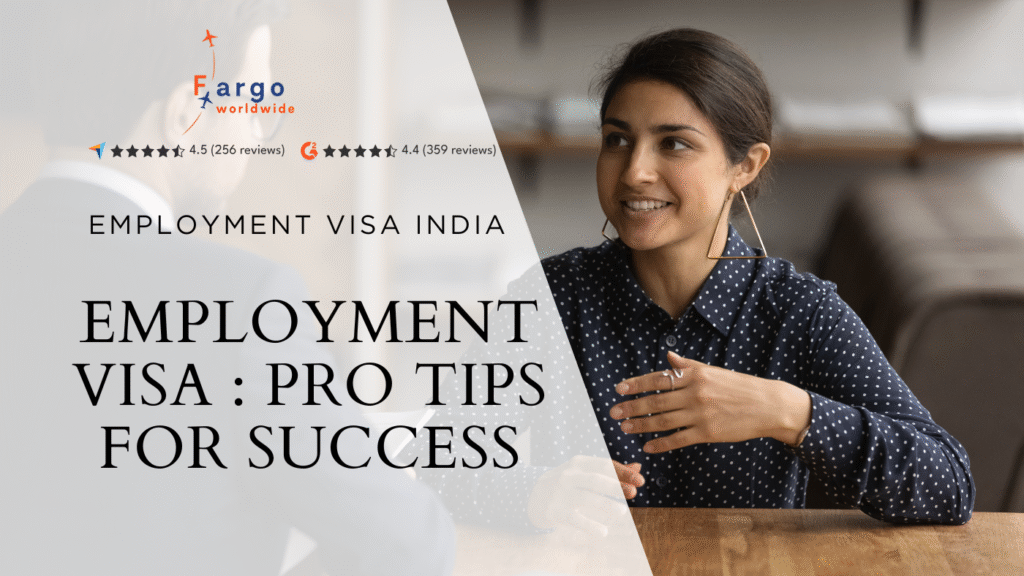 Employment Visa | Employment Visa India, Request Letter | Fargoworldwide