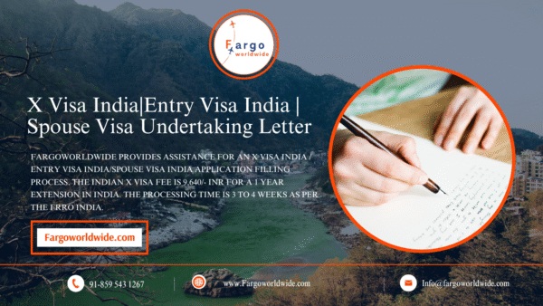 Entry Visa India Undertaking Letter? | Fargoworldwide