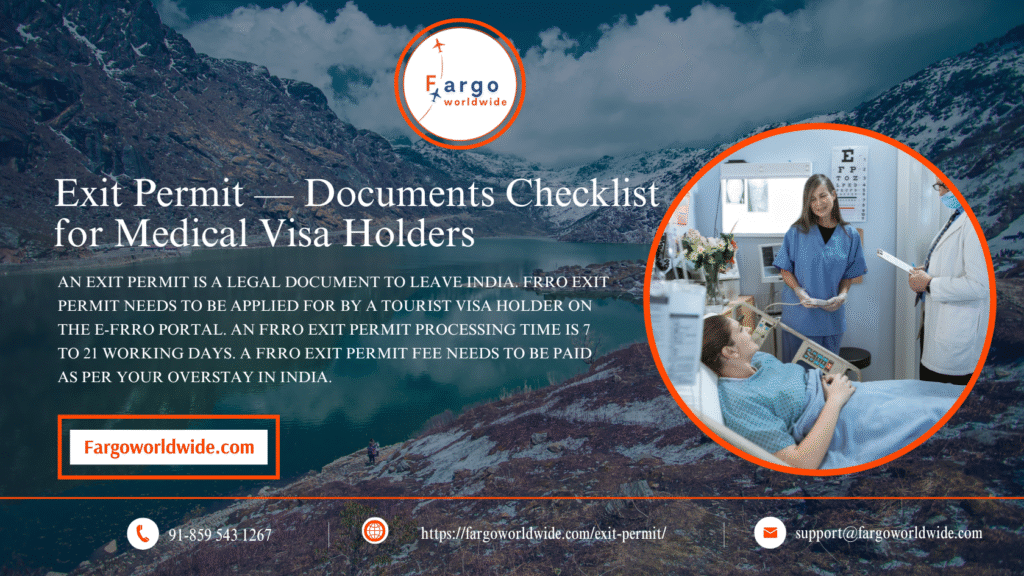 Exit Permit — Documents Checklist for Medical Visa holders | Fargoworldwide
