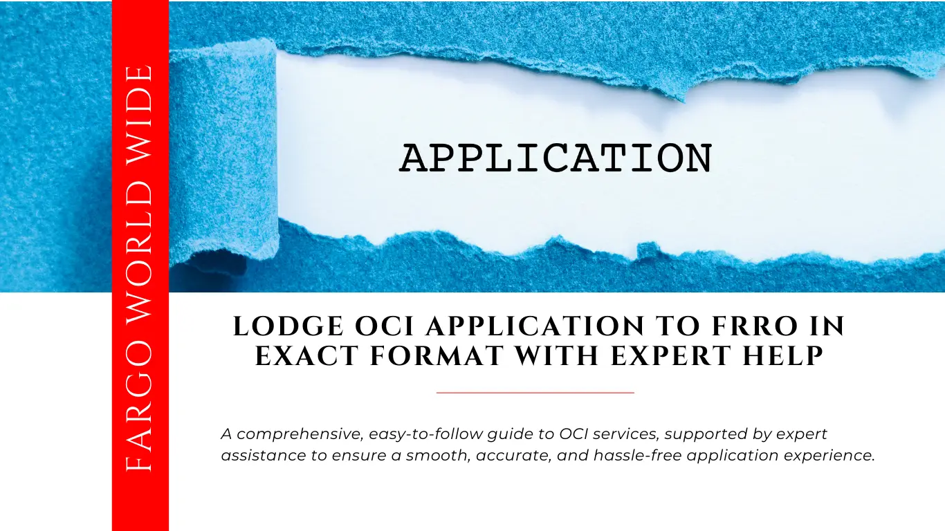Apply for oci services | Fargoworldwide