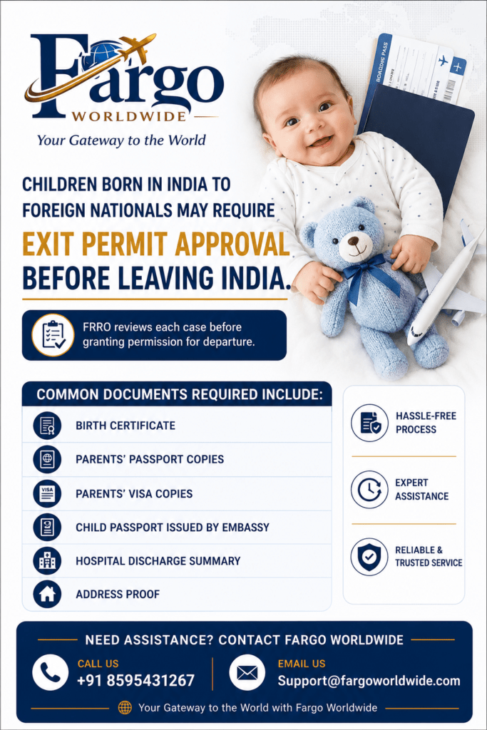 Newborn Exit permit
