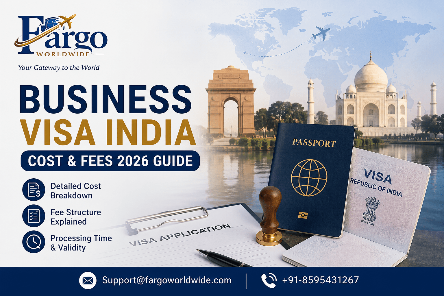 Business Visa India Cost and Fees 2026 Guide