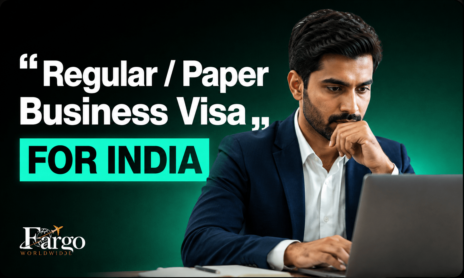 Regular Paper Business Visa for India – application and visa assistance